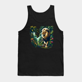 Jungle Lion Emperor King of the Jungle Lion Tank Top